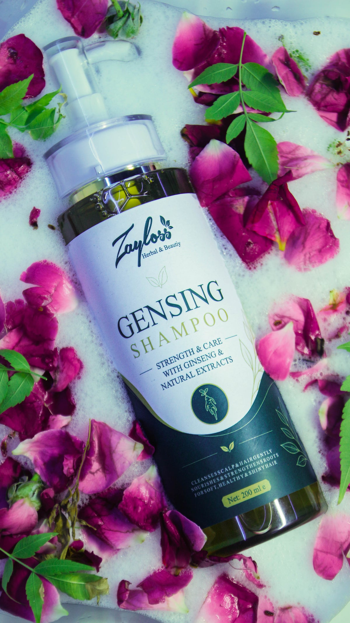 Zayloss Ginseng Shampoo – Nourishing & Strengthening Hair Care, 200ml