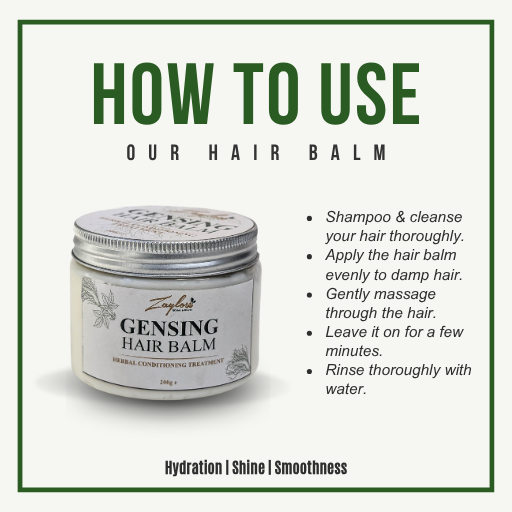 Zayloss Ginseng Hair Balm – Herbal Conditioning Treatment | 200g