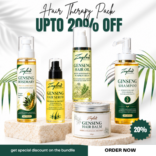 Zayloss Hair Therapy Pack – Ginseng Hair Care Bundle | Up to 20% Off